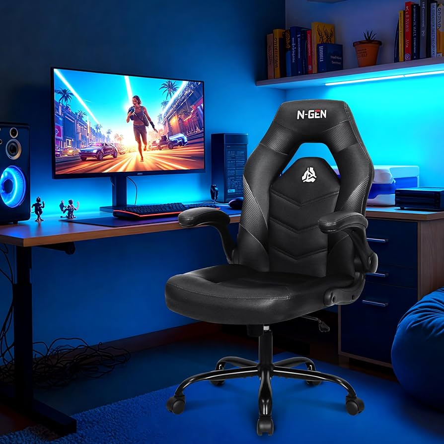 Amazon.com: N-GEN Video Gaming Chair Ergonomic Computer Desk